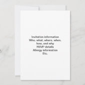 Invitation Plague-docteur (Dos)