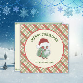 Invitation Plaid de Noël Intemporel