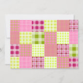 Invitation Plaid de Sleepover de soirée pyjamas (Dos)