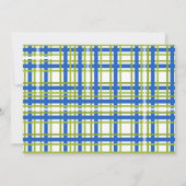 Invitation Plaid Golf (Dos)