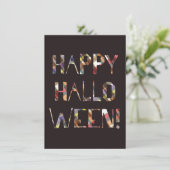 Invitation Plaid Joyeux Halloween (Debout devant)