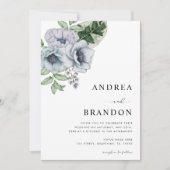 Invitation Plaine tropicale florale Botanique tout en un Mari (Devant)