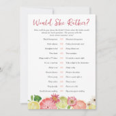 Invitation Plairait-elle à la Fête des mariées Citrus Game Ca (Devant)