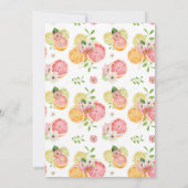 Invitation Plairait-elle à la Fête des mariées Citrus Game Ca (Dos)