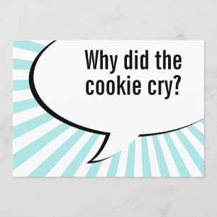 Invitation plaisanterie de biscuit de papa