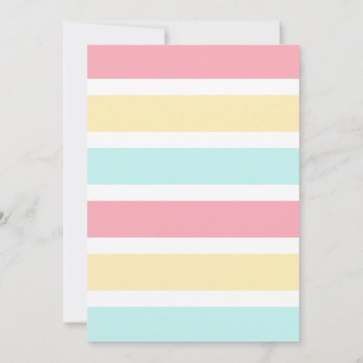 Invitation Plaisanterie Llama ! Filles 1er anniversaire (Dos)