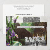 Invitation Plaisanterie politique drôle Forêt Changement clim (Devant / Derrière)