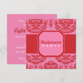 Invitation Plaisir de baie de cerise avec la plaque (Devant / Derrière)