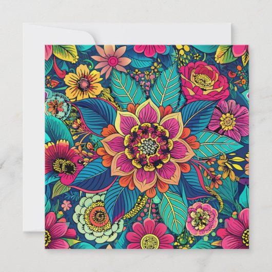 Invitation Plaisir Floral (Devant)