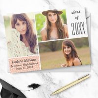 Plaisir Poeach Polka Dot 20XX Graduation Photo Col