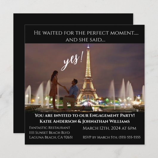 Invitation Plan d'action Paris-Photo (Devant / Derrière)