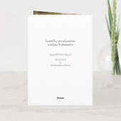 Invitation Plan d'amorçage du capot de graduation Maroon (Dos)