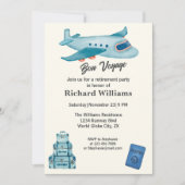 Invitation Plan d'aventure voyage retraite (Devant)