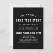 Invitation plan de l'état de galena illinois (Dos)