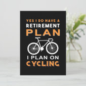 Invitation Plan de retraite sur lequel j'ai l'intention de fa (Debout devant)