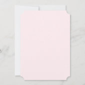 Invitation Plan de table de mariage paysage rose. Moderne ros (Dos)