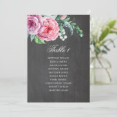 Invitation Plan de table de mariage tableau noir. Plan de tab (Debout devant)