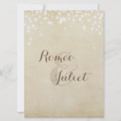 Invitation Plan de table Parchment Sparkle (Devant)