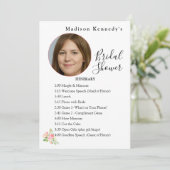 Invitation Plan d'itinéraire Fête des mariées 🎀 papillon Pri (Debout devant)