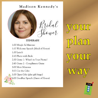 Invitation Plan d'itinéraire Fête des mariées 🎀 papillon Pri