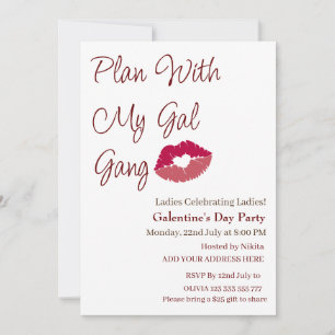 Invitation Plan With My Gal Gang Fête de la Saint-Galice pers