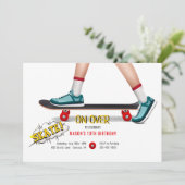 Invitation Planche à roulettes (Debout devant)