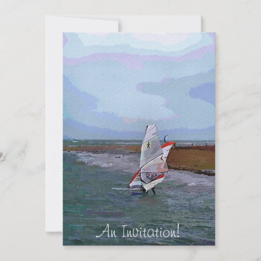 INVITATION PLANCHE À VOILE (Devant)