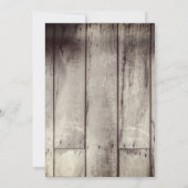 Invitation Planche de bois de la pêche à la retraite personna (Dos)