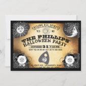 Invitation Planche Ouija Halloween Esprits Soirée Fantôme (Devant)