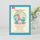 Invitation Planches de surf dans l'invitation de vagues (Debout devant)