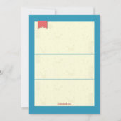 Invitation Planches de surf dans l'invitation de vagues (Dos)