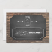 Invitation Planchette en pot Mason Veux-tu être notre porte-a (Devant)