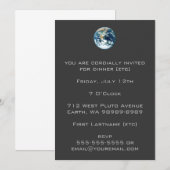 Invitation Planète Terre (Devant / Derrière)