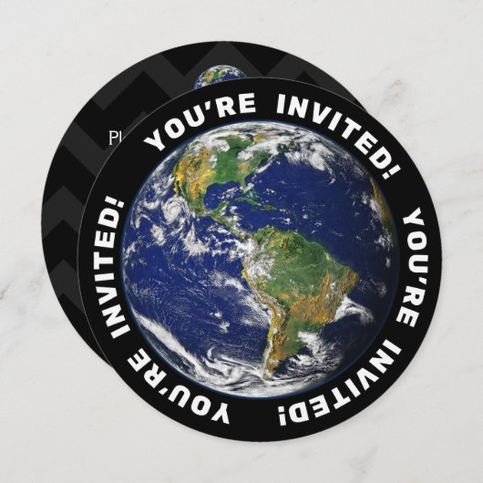 Invitation Planète Terre| (Devant / Derrière)