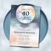 Invitation Planète Terre Ciel céleste 40e anniversaire