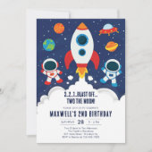 Invitation Planètes de l'espace extra-atmosphérique Garçon d' (Devant)