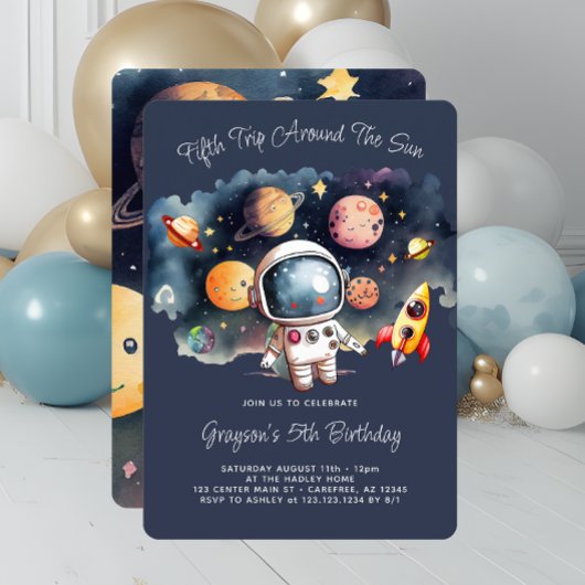 Invitation Planètes de l'espace extra-atmosphérique pour une