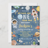 Invitation Planètes de l'espace extra-atmosphérique Premier a (Devant)