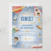 Invitation Planètes de l'espace extra-atmosphérique Premier a (Devant)