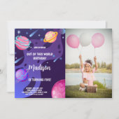 Invitation Planètes pourpres Espace extra-atmosphérique Invit (Devant)