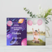 Invitation Planètes pourpres Espace extra-atmosphérique Invit (Debout devant)