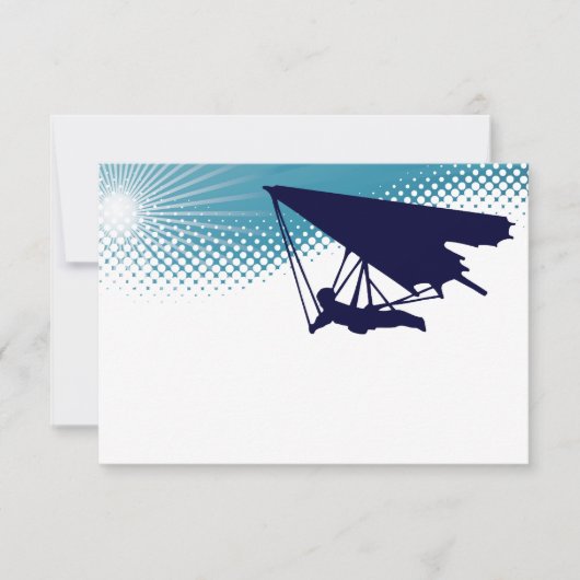 Invitation planeur à ciel ouvert (Devant)