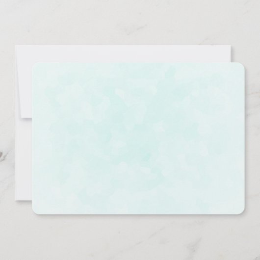 Invitation Planeur Whimsical avec arc-en-ciel et trèfle anniv (Dos)