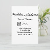 Invitation planificateur d'événements ajouter le nom du site  (Debout devant)