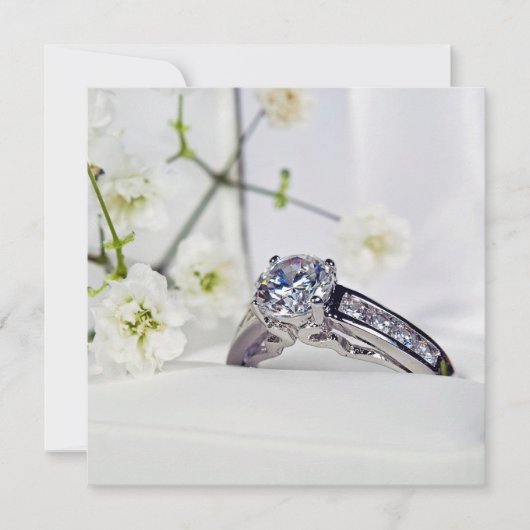 Invitation Plans de la partie d'engagement (Devant)