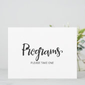 Invitation Plans de mariage, veuillez en prendre un (Debout devant)