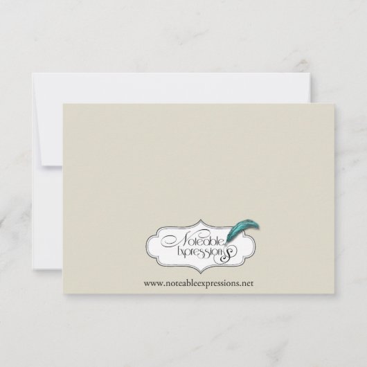 Invitation Plantation de chêne dans la réception de mariage v (Dos)