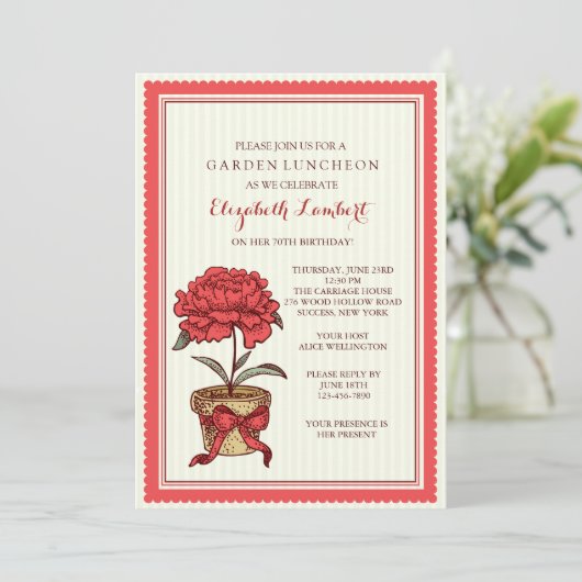 Invitation Plante (Debout devant)