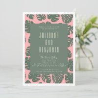 Plante à feuille de Monstera Botanique Rose Vert M