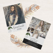 Invitation Plante classique Script de pot 5 Mémoire photo Gra